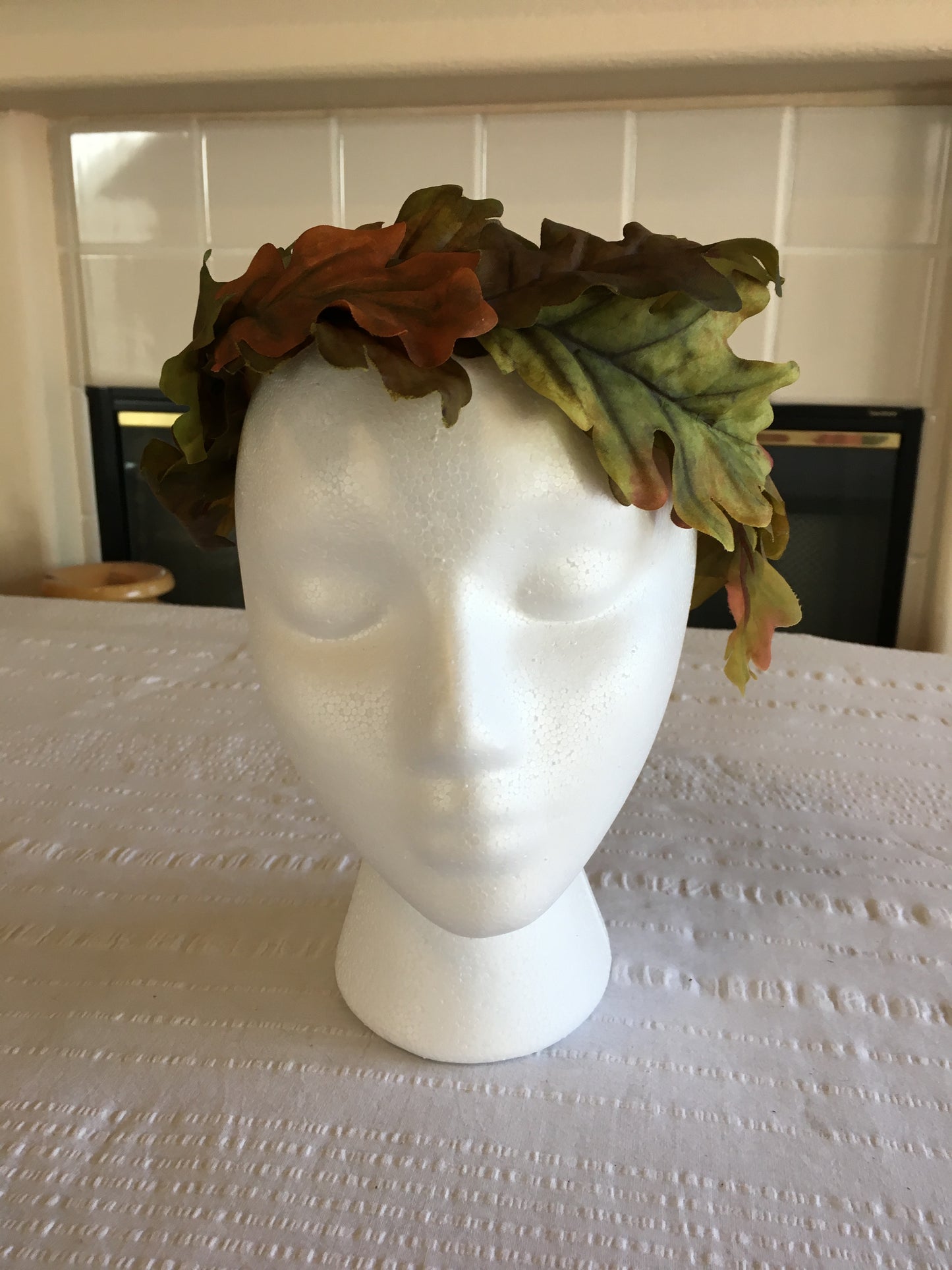 All-Leaf Wreath - Plain leaf, brown to green