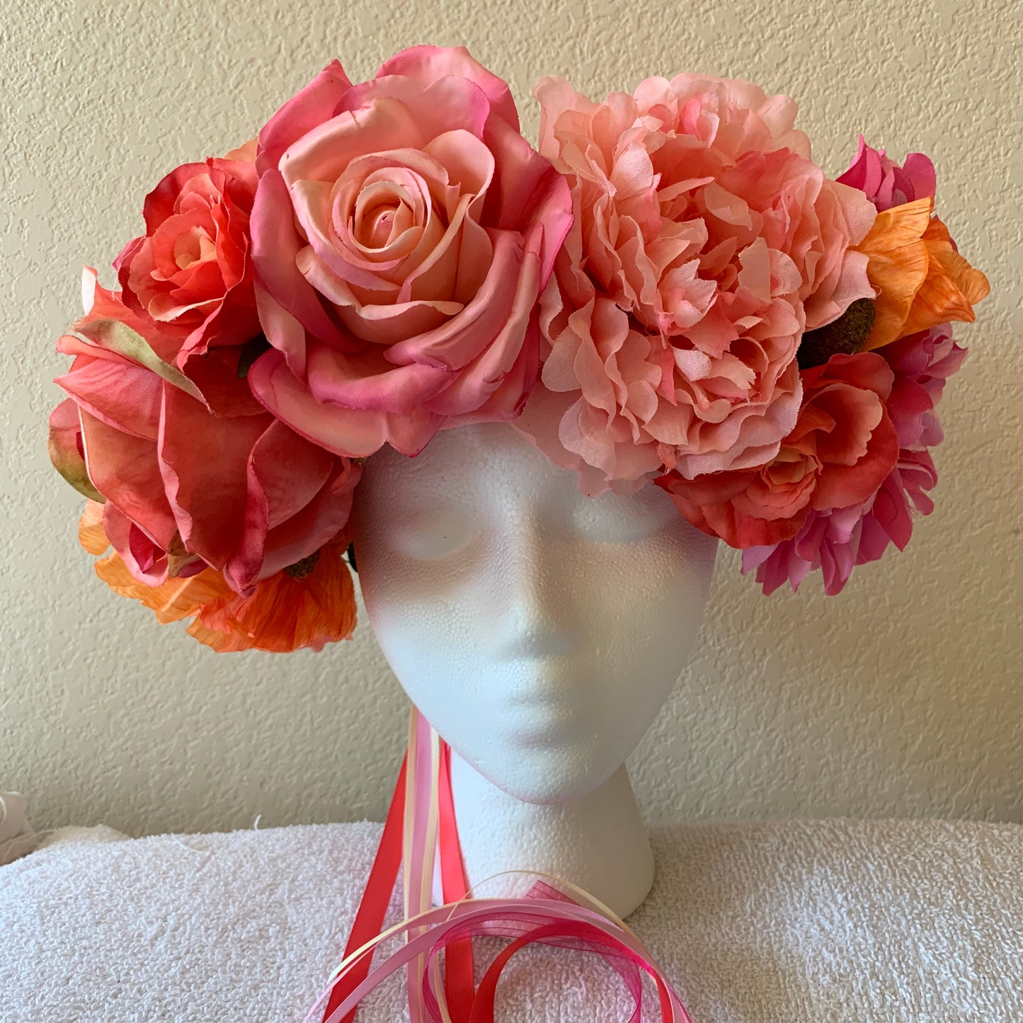 XL Fantasy Wreath - Many Shades of Pink