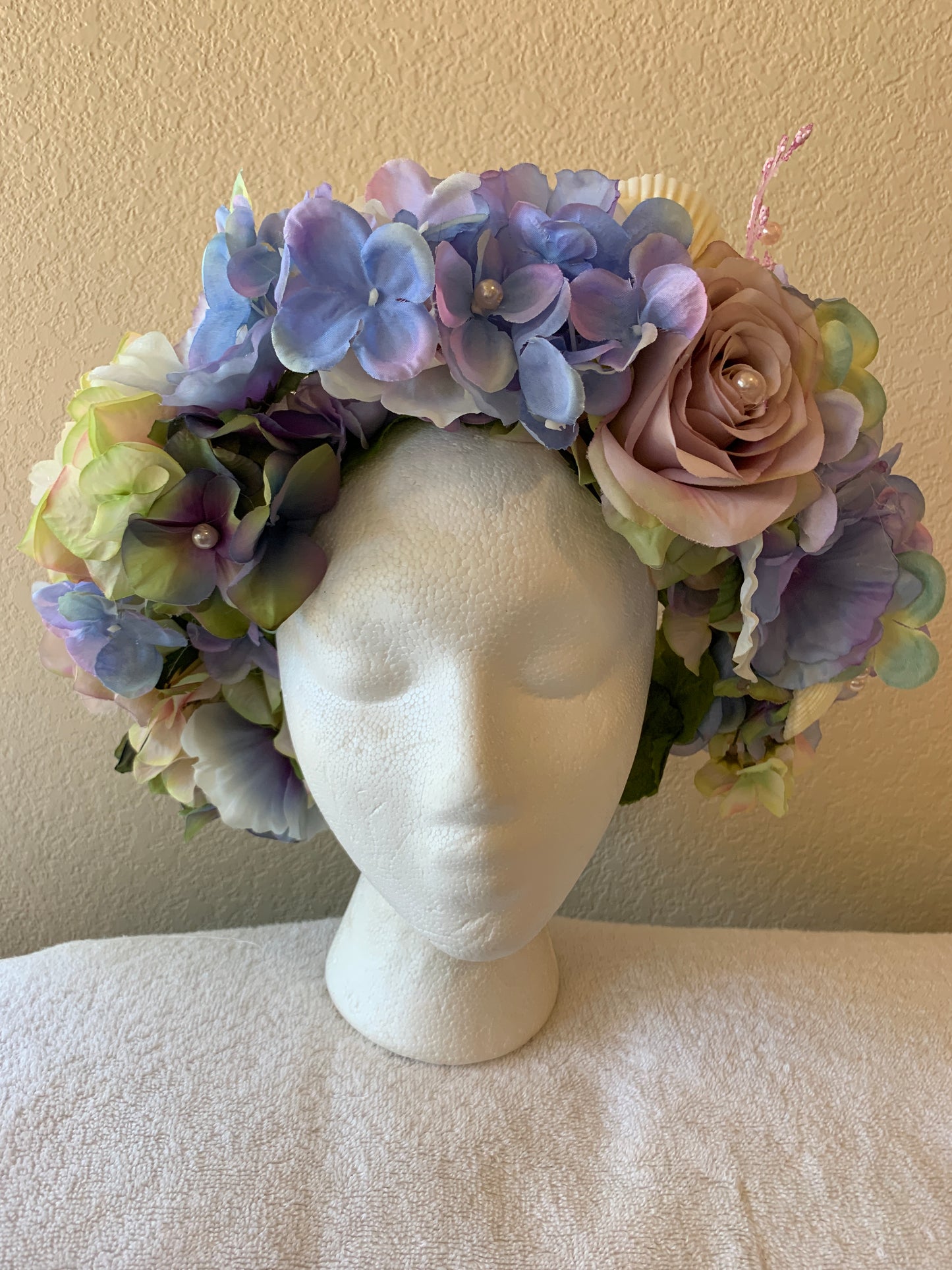 Extra Large Fantasy Wreath - Pale Purple Mermaid
