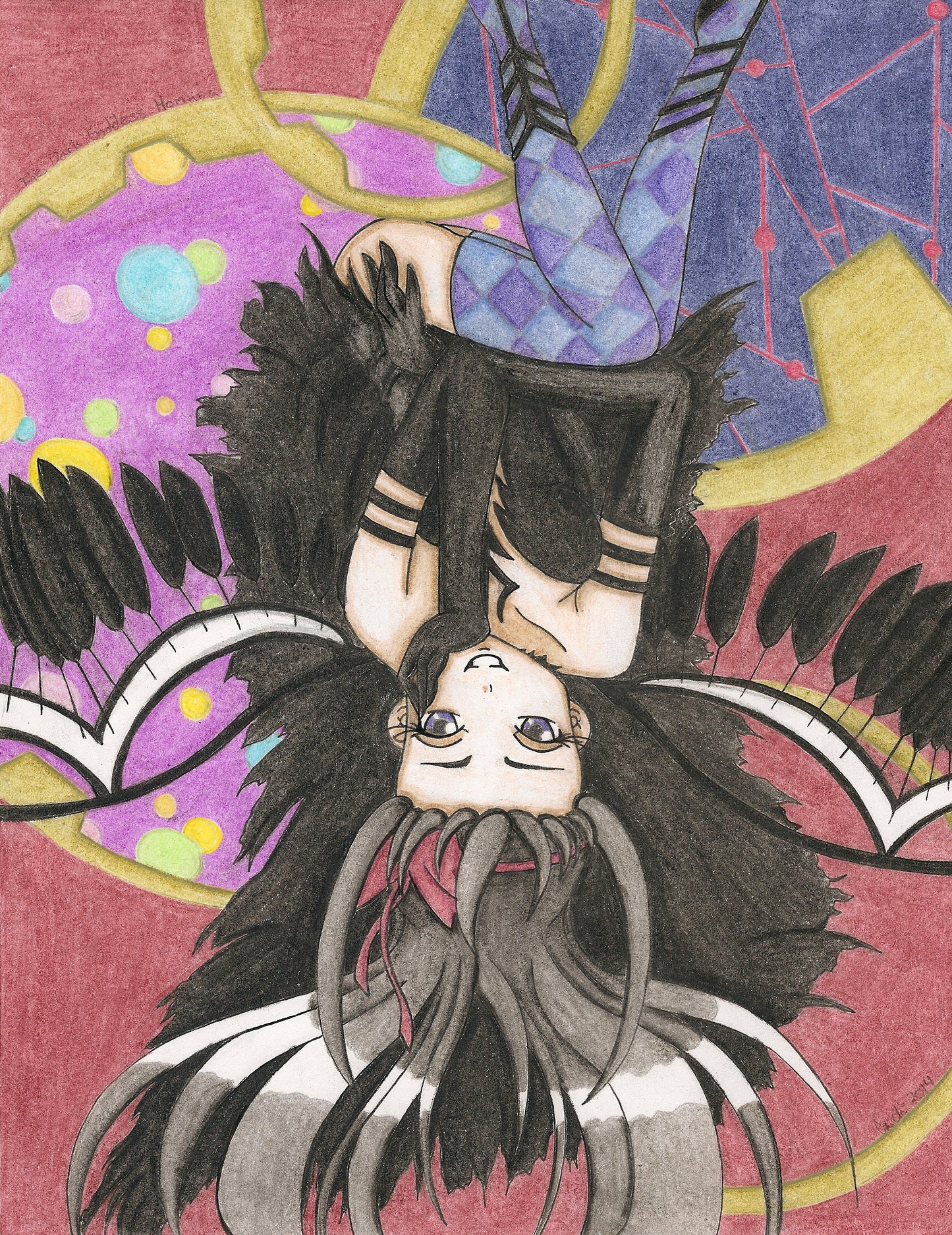 Fan Art - The Dark Goddess Homura