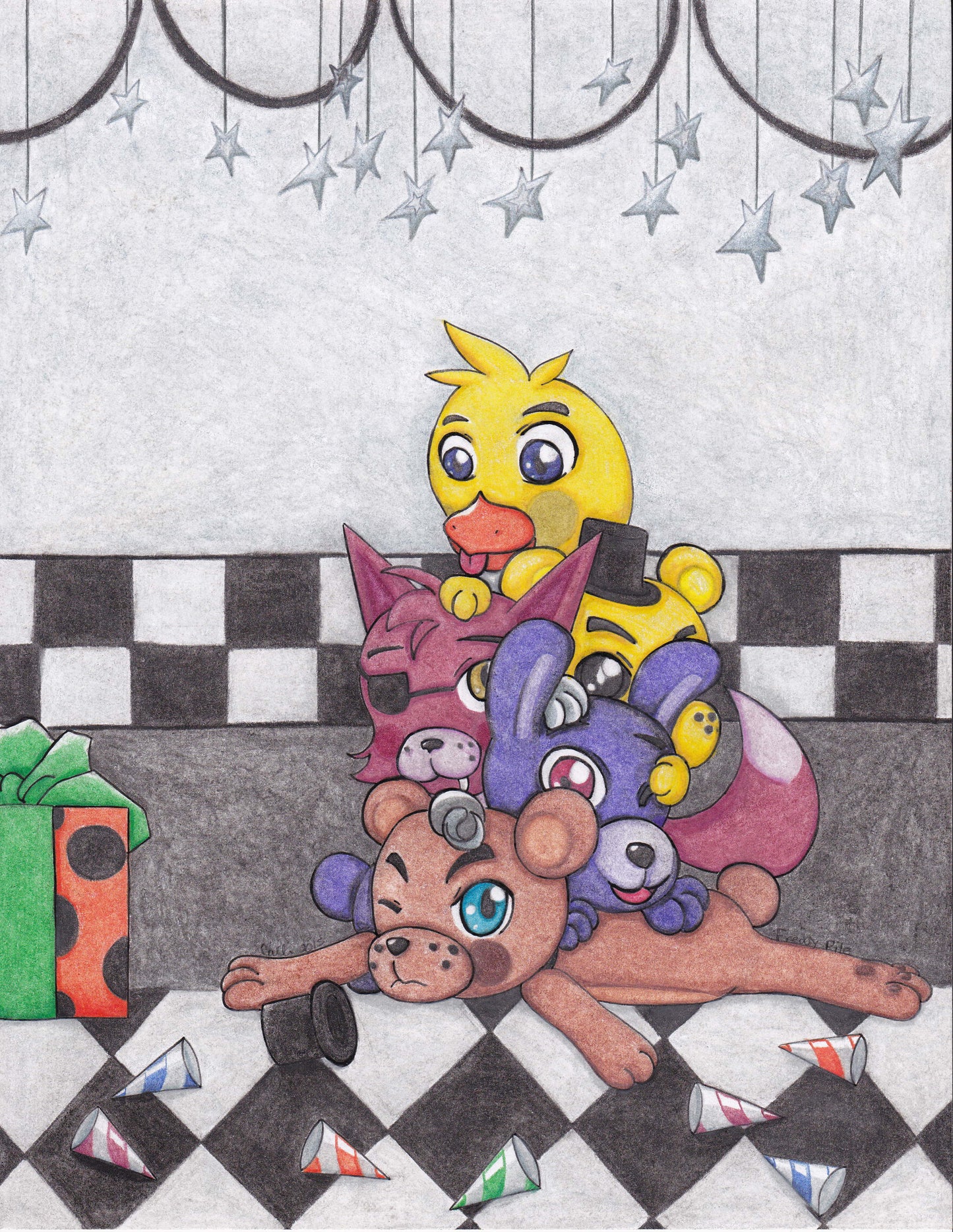 Fan Art - Freddy Pile