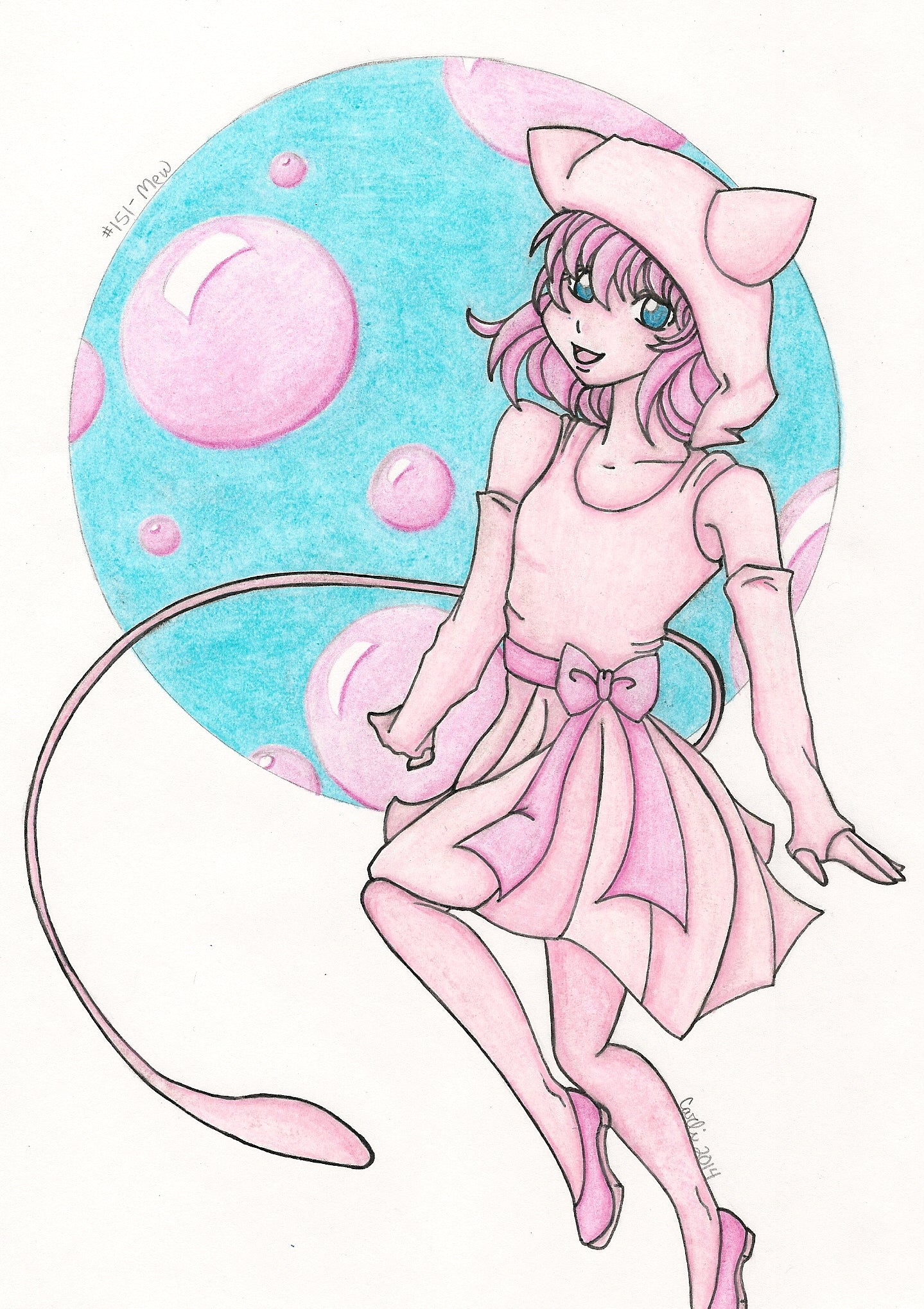 Fan Art - #151-Mew