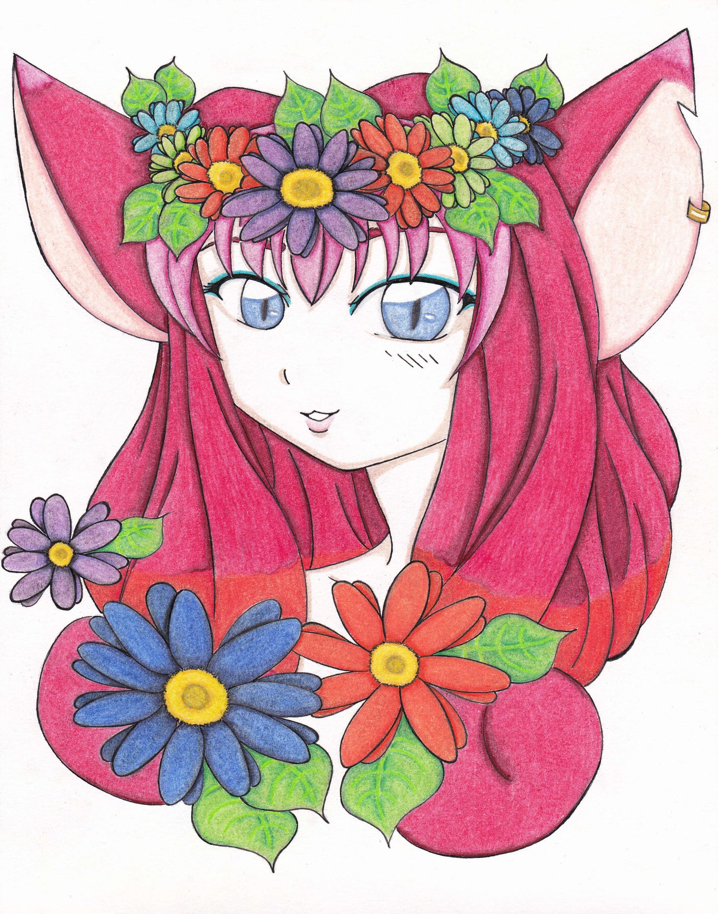 Original Art - The Rainbow Wreath