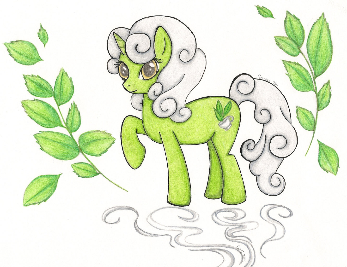 Original Art - Green Tea