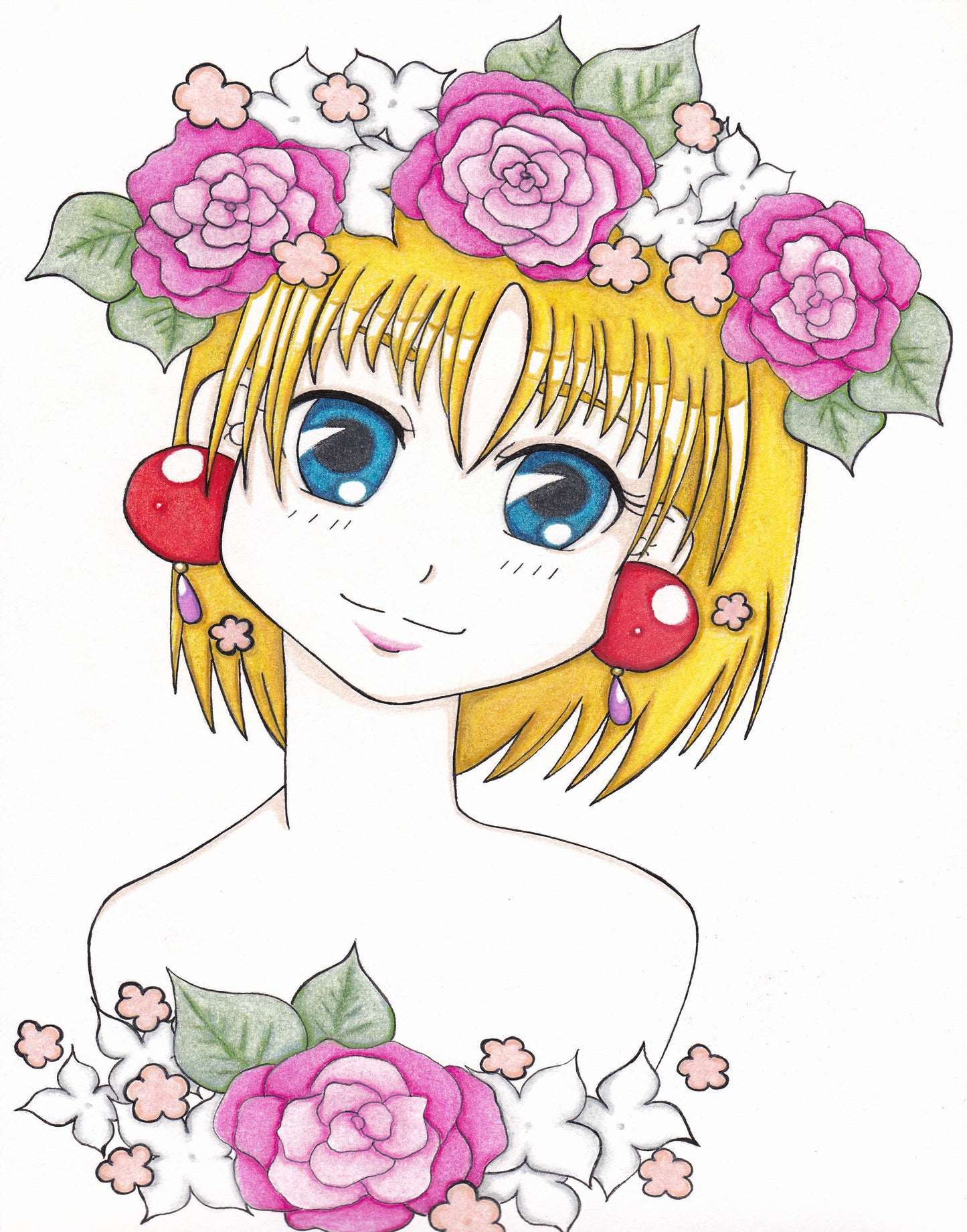 Original Art - Crown of Flowers