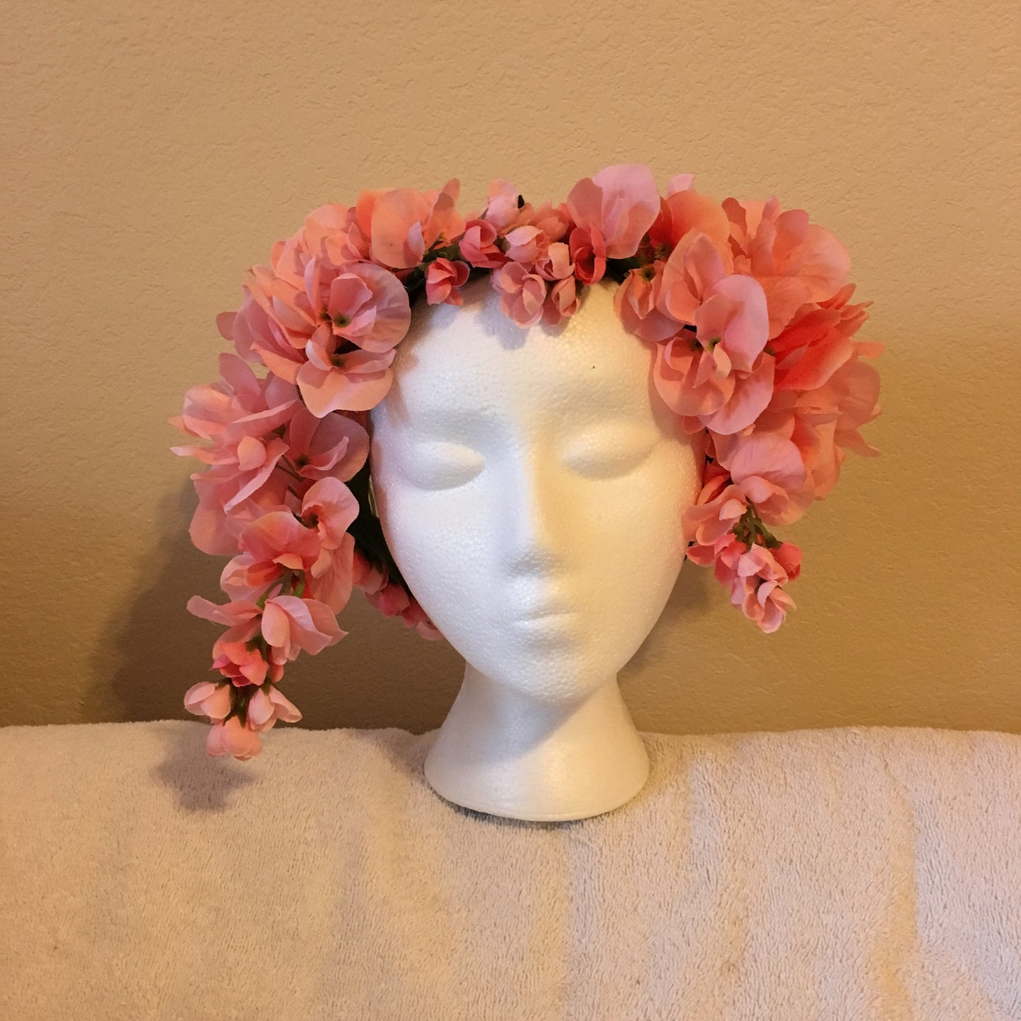 Casacade Wreath - Pink