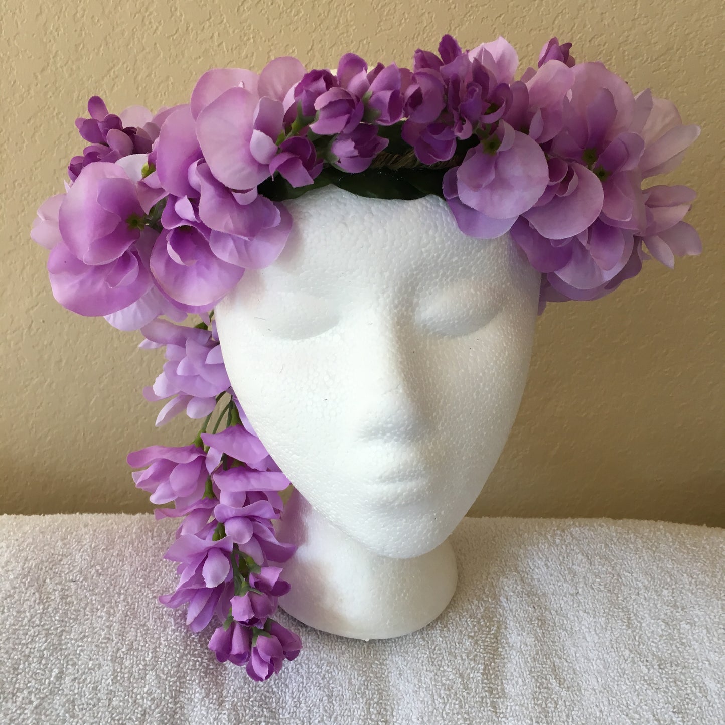 Cascade Wreath - Light purple