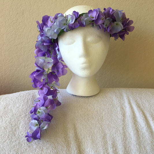 Cascade Wreath - Mixed Purple