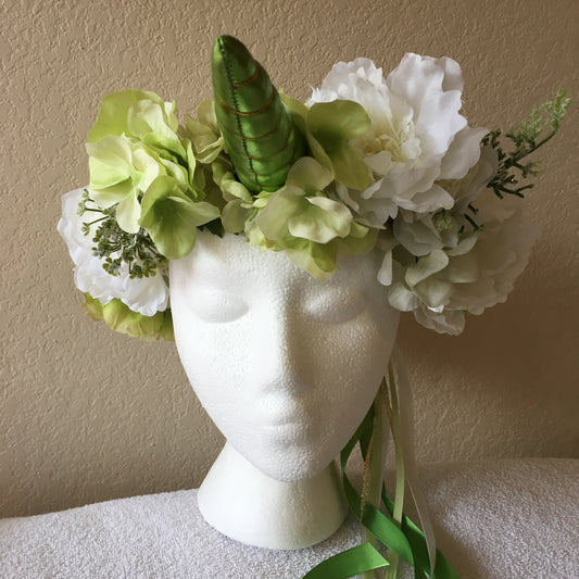 Large Wreath - Green Unicorn