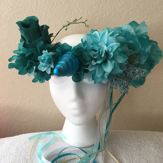 Large Wreath - Teal Unicorn
