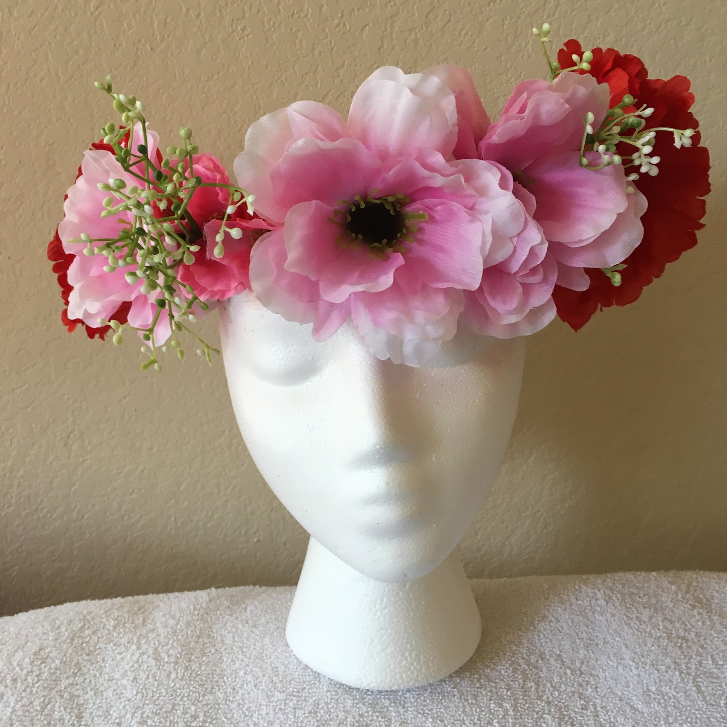 Large Wreath – Red & pink flowers