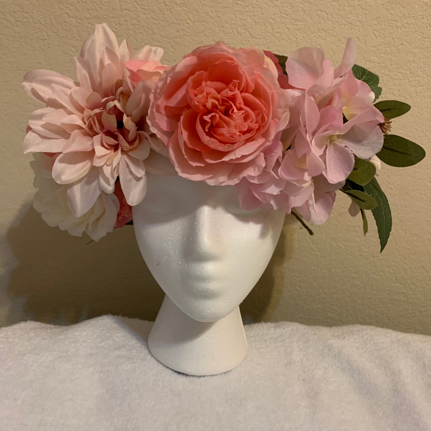 Large Wreath - Pink Flowers