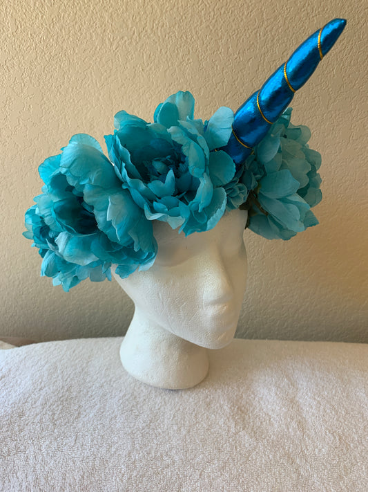 Large Wreath - All Teal Unicorn