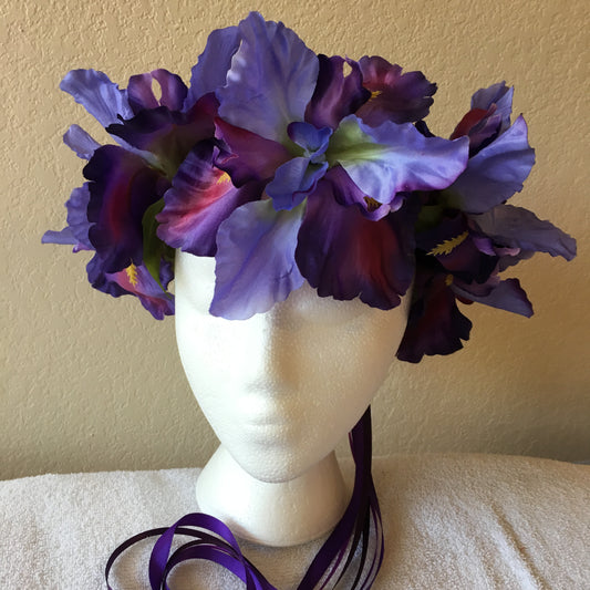 Large Wreath - Purple iris