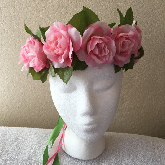 Medium Wreath - Pink roses