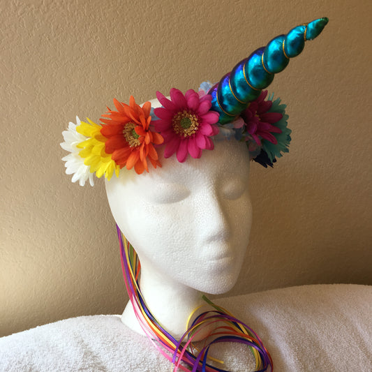 Medium Wreath - Rainbow Unicorn +