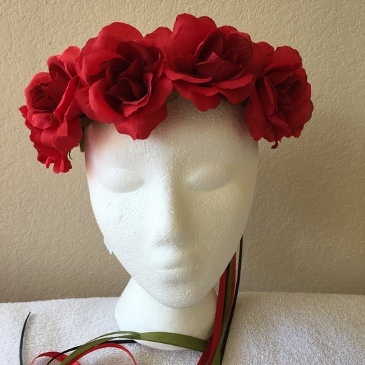 Medium Wreath - Red roses