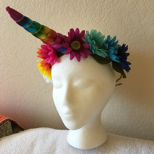 Medium Wreath - Rainbow Unicorn +