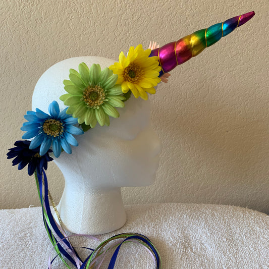 Medium Wreath -Rainbow Unicorn +