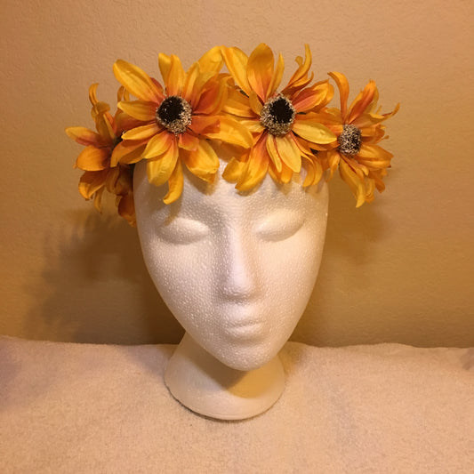 Medium Wreath - Medium sunflowers
