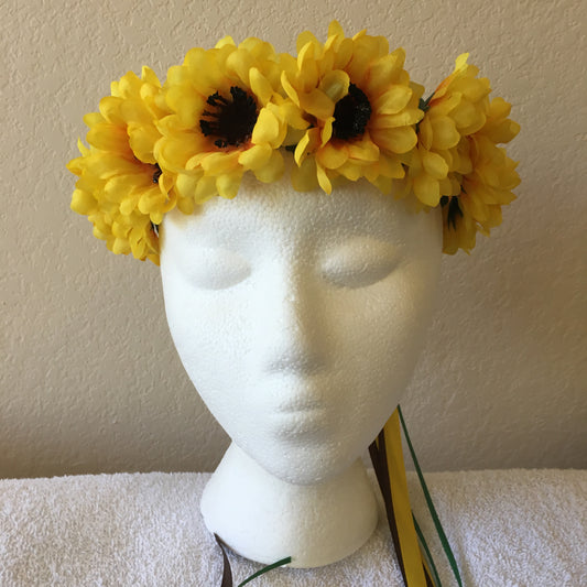 Small Wreath - Yellow sunflowers