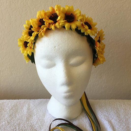 Small Wreath - Yellow sunflowers