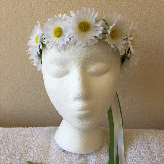 Small Wreath - White daisies