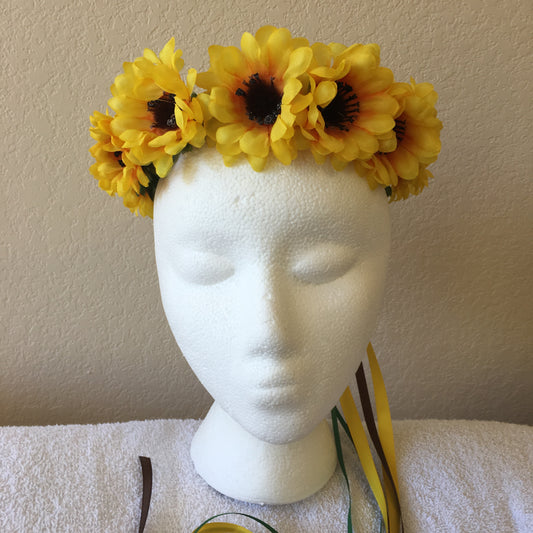 Small Wreath - Yellow sunflowers