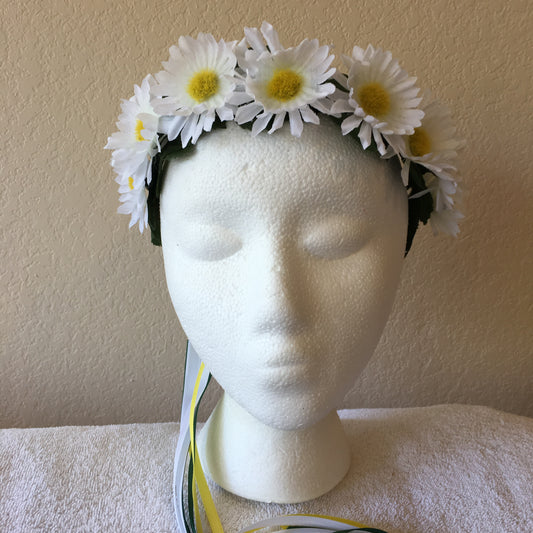 Small Wreath - White daisies
