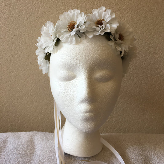 Small Wreath - White daisies