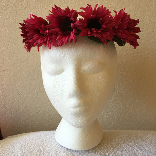 Small Wreath - Burgundy flowers