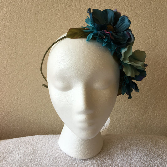 Side Wreath - Teal trio