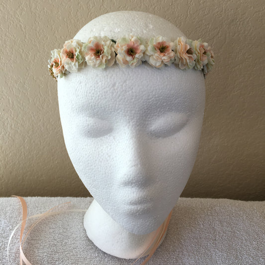 Extra Small Wreath - Pink & white extra small fluffies