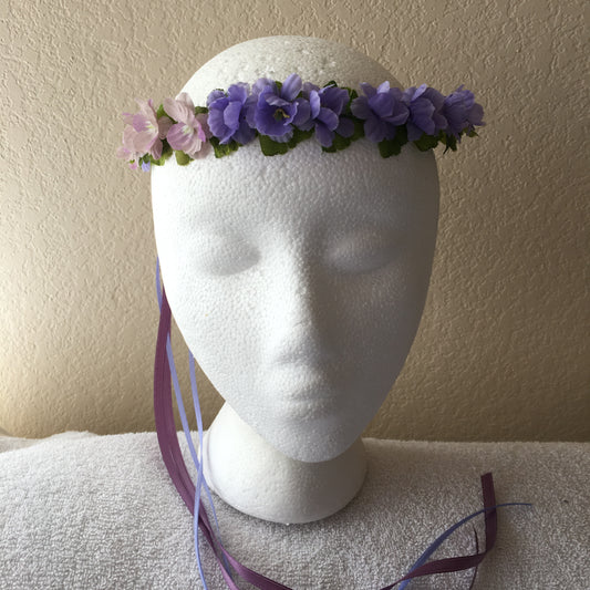 Extra Small Wreath - Two shades of purple