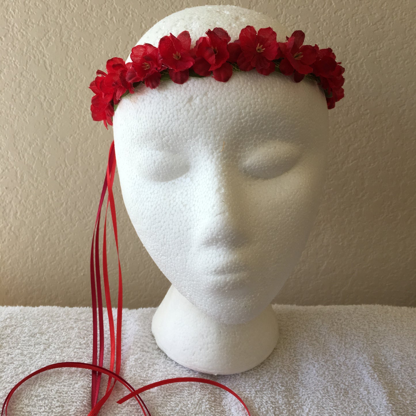 Extra Small Wreath - All red flowers