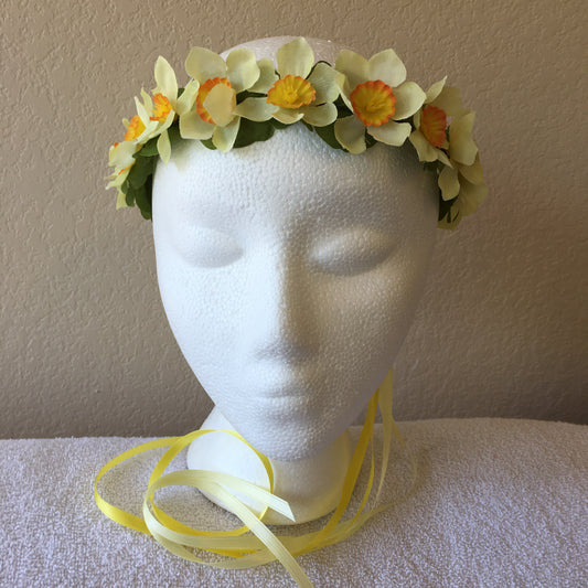 Extra Small Wreath - Yellow daffodils +