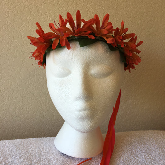 Extra Small Wreath - Rust spiky flowers +