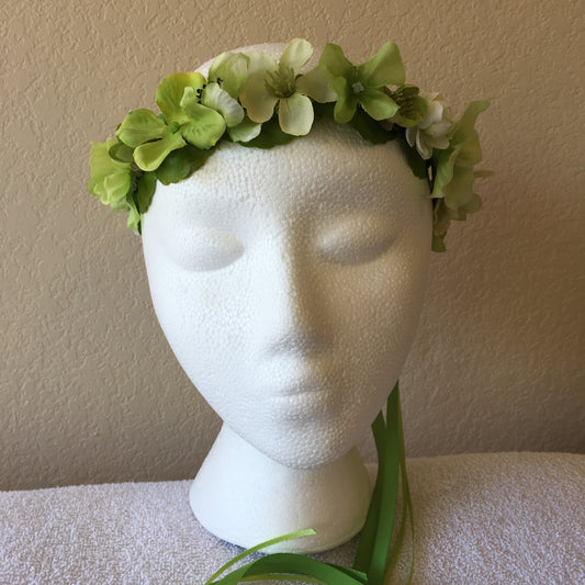 Extra Small Wreath - All green flowers +