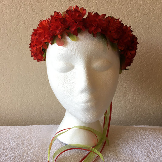 Extra Small Wreath - Red pom poms +