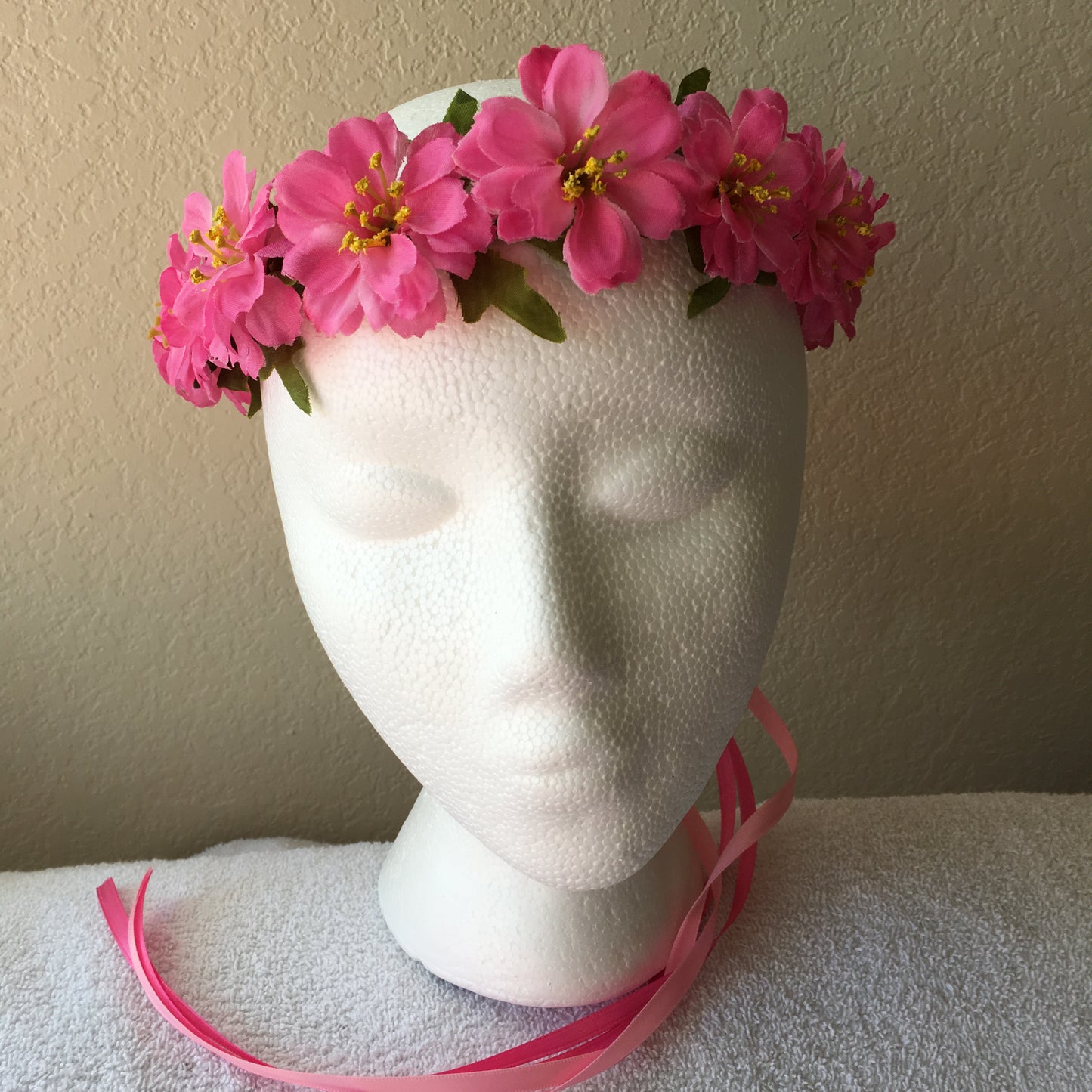 Extra Small Wreath - Light pink flowers +