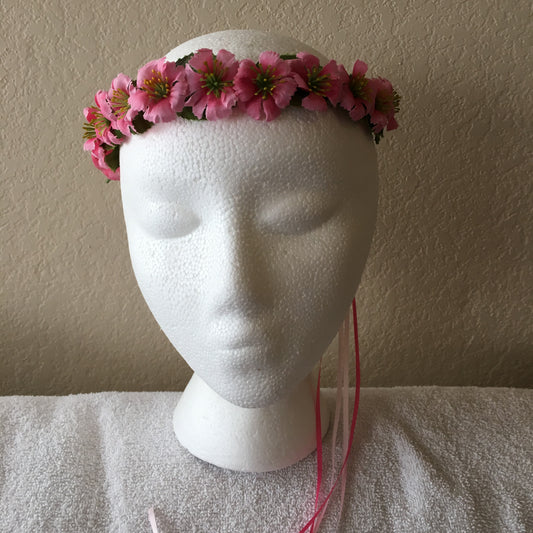 Extra Small Wreath - Pink flowers +