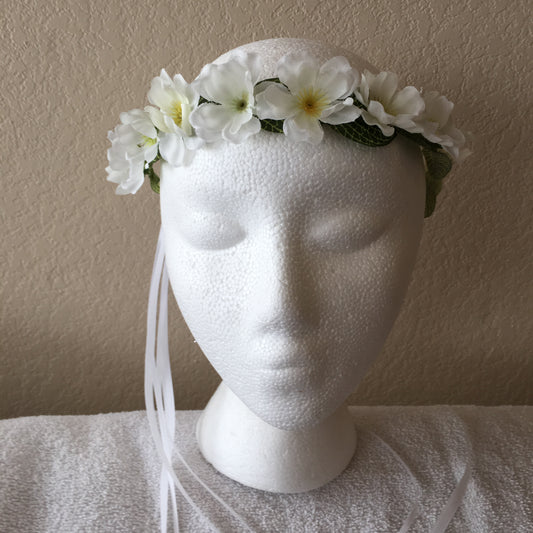 Extra Small Wreath - White flowers +