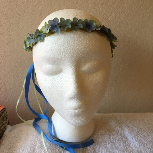 Extra Small Wreath - Mini blueish flowers