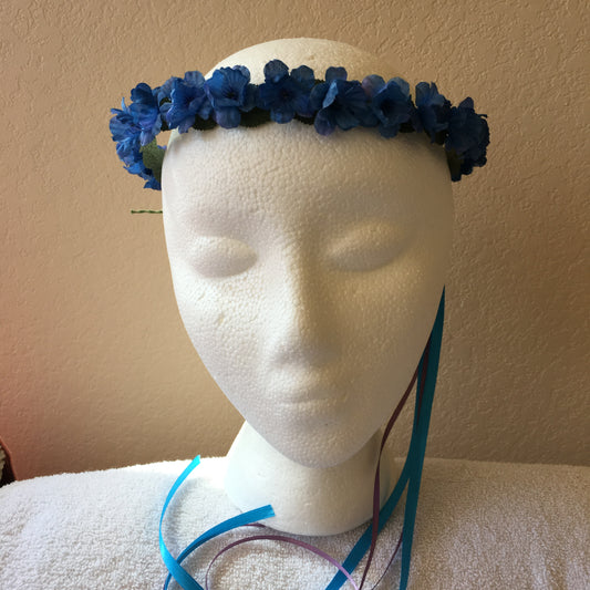 Extra Small Wreath - Medium Blue