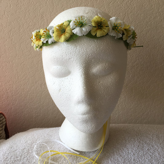 Extra Small Wreath - Yellow & white flowers +