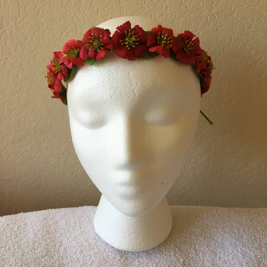 Extra Small Wreath - All red flowers +