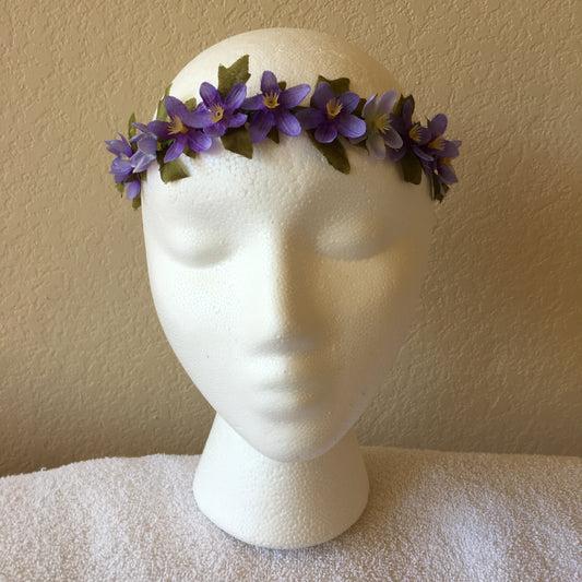 Extra Small Wreath - Purple flowers