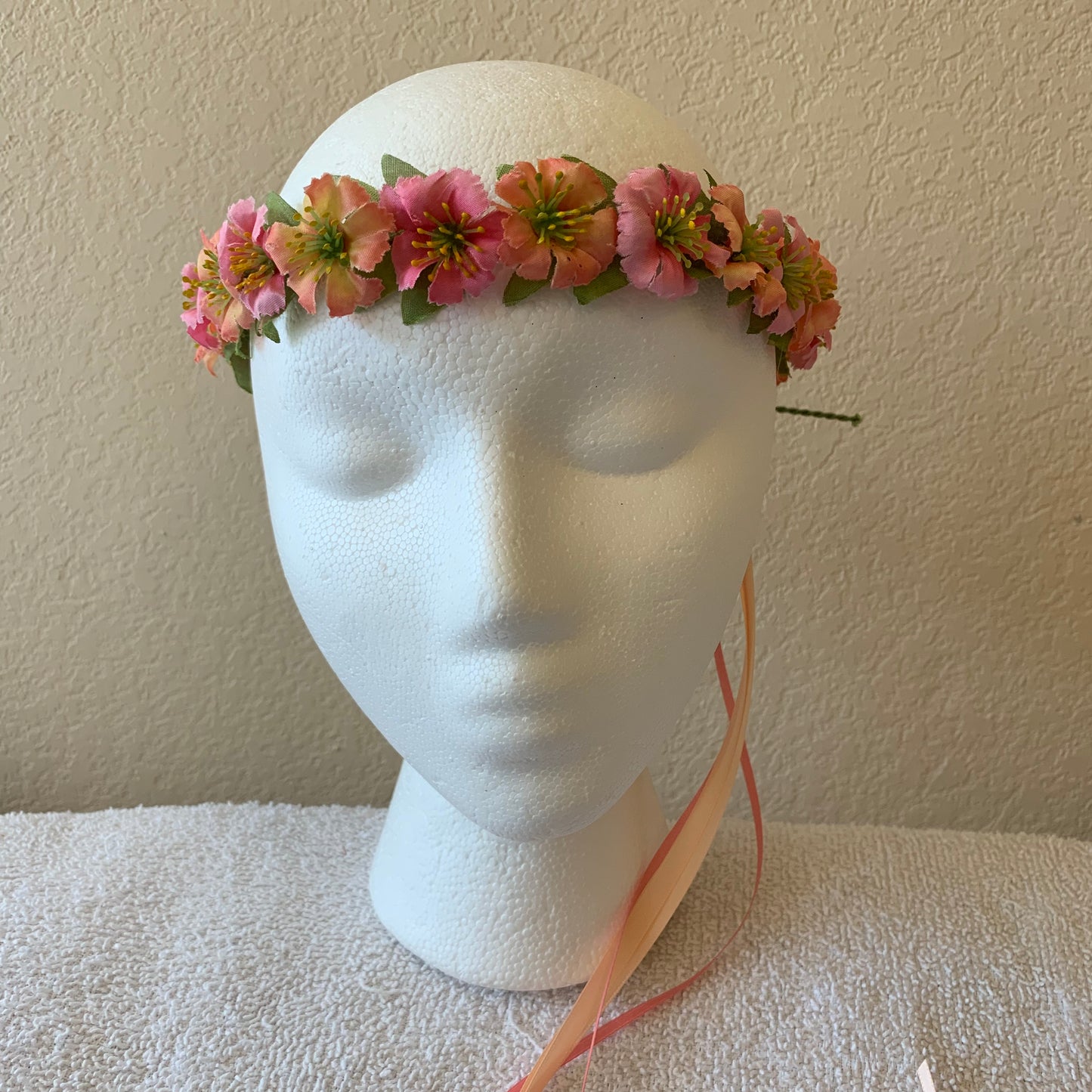 Extra Small Wreath - Pink & sunset flowers +