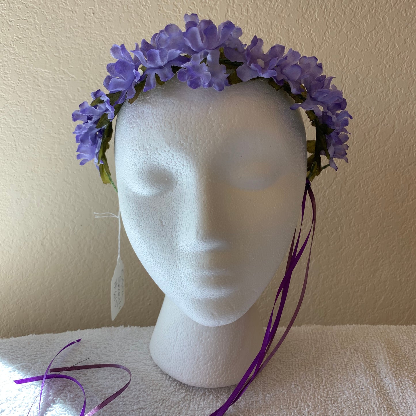 Extra Small Wreath - All purple free form +