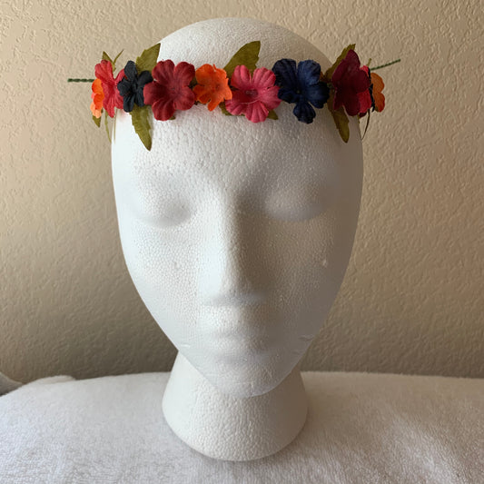 Extra Small Wreath - Multi Bold Colored Flowers